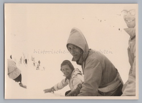 Skifahrer skitour 1950 - skifahrer,
