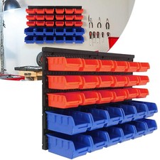 30tlg Stapelboxen Wandregal