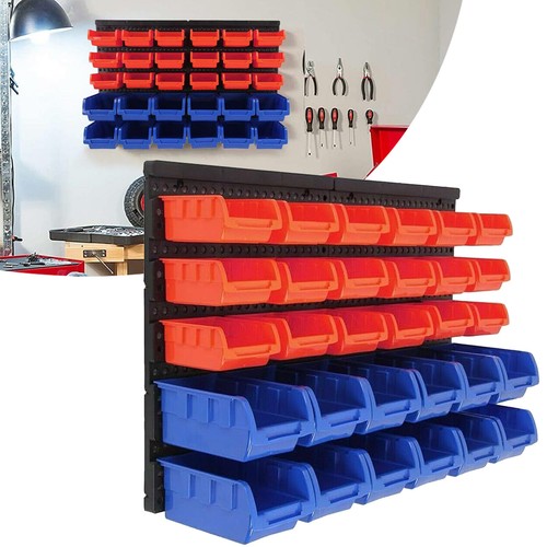 30tlg stapelboxen wandregal - 30tlg,