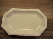 1 ovale Beilagenschale, Schüssel, Porzellan Geschirr Rosenthal Maria Weiss 1/2