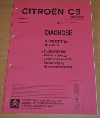 Werkstatthandbuch citroen - citroen, c3