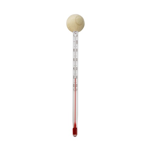 Tee thermometer glas 14cm - glas,