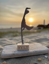 Insel Sylt Silhouette Deko aus