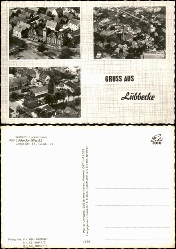 Ansichtskarte lübbecke - ansichtskarte,