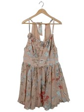 LIPSY LONDON Sommerkleid Damen Kleid Gr. DE 46 wollweiß Casual-Look