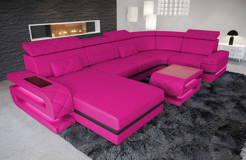 Sofa leder wohnlandschaft - leder,