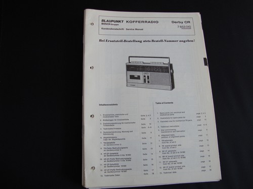Original service manual - service,