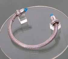 massive Mexiko Silber Armspange Türkis ° Armreif ° STERLING SILBER MEXICO Bangle