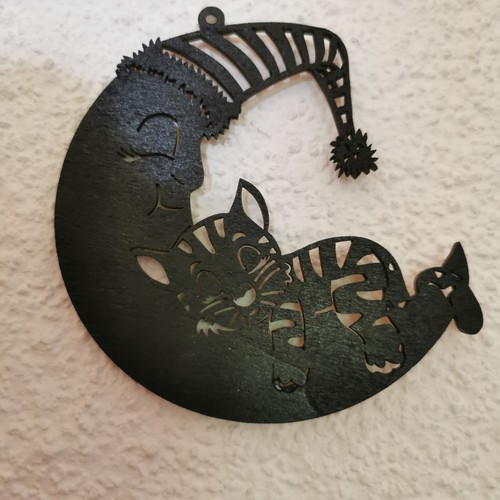 Schöne wand deko mond - wand, mit