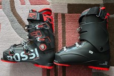 Skischuhe Rossignol black red