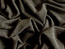 Glitzer 0,98m Lurexstoff schwarz silber 70er Jahre 70ies RetroLook Vintage Style