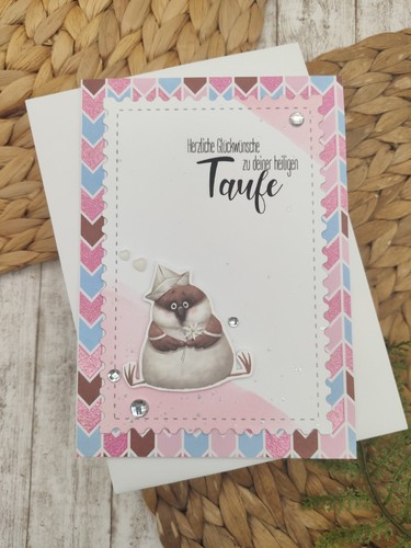 Karte zur taufe taufkarte - karte,