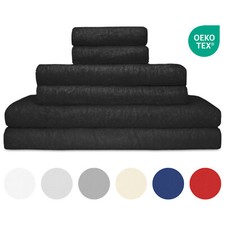 Handtuch Handtücher Duschtücher Duschtuch 100% Baumwolle Frottee 600g/m²-2er SET