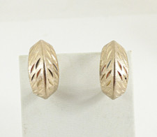 9 kt Gold Creolen Ohrringe