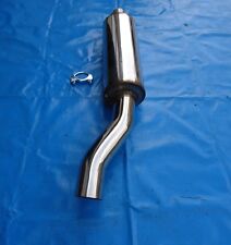 Endschalldämpfer VW Golf 1 Cabrio Edelstahl Sportauspuff bis 93 E Nummer 76 S 