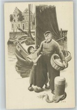 12027974 - Holzschuhe - Hollaendische Gracht - Trachten Ausland