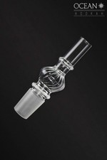 4x Ocean Hookah Twisted Glas Schlauchadapter 18,8 Neu