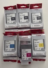 6x original canon pfi-102 mbk bk c y canon pfi-104m ipf650 ipf655 ipf750 ipf755