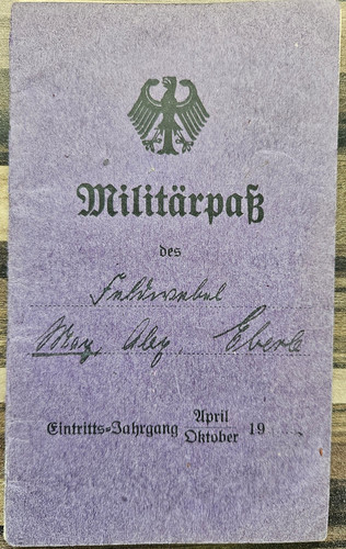 Militärpass marine - marine,