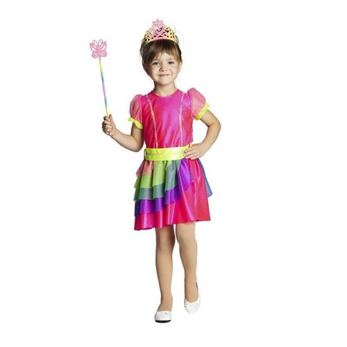 Kostüm regenbogenfee 140 - regenbogenfee,