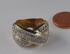 Bandring Band  Ring überkreuz