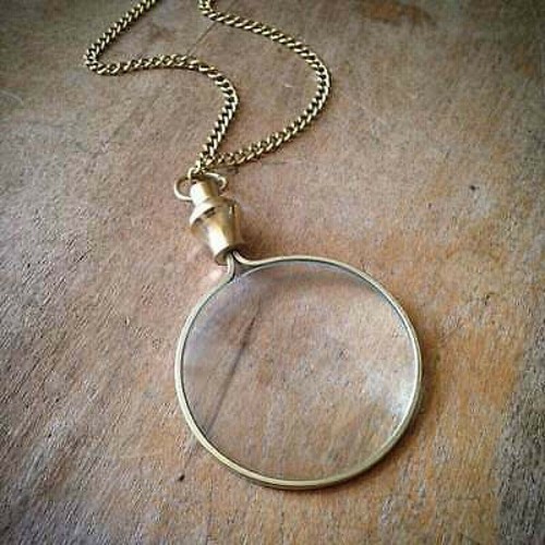 Glänzende gold monokel - monokel, lupe
