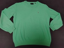 GANT Herren Pullover V-Ausschnitt Langer Arm Gr.xl Premium Cotton Strick Mint