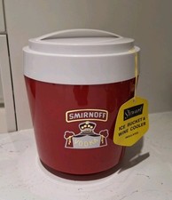 Smirnoff Vodka Vintage Eiskübel Rot & Weiß 