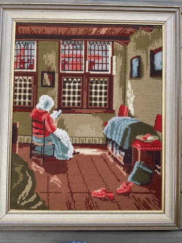Vintage gobelin stickbild - gobelin, im
