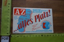 Alter Aufkleber Autovermietung Autoleasing K&K Stadt Wörth AZ Verlag