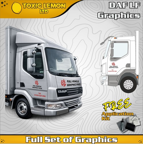 Daf fahrzeug grafik lkw - fahrzeug,