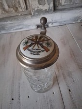 Glas Humpen Bierkrug mit