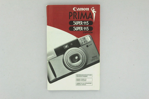 Bedienungsanleitung canon - bedienungsanleitung,