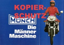 Rarität - Original Prospekt von 1975 MÜNCH (MAMMUT) mit Preisliste,  guter Zust.