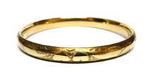 Jugendstil 333 Gold Armreif