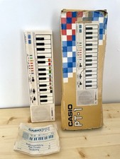 Für BASTLER: Vintage Casio PT-1 Piano Electronic Keyboard 80er Jahre