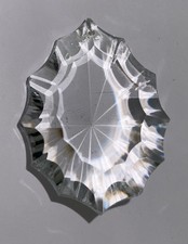 1 Stück alter Kristall Glas