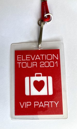 Elevation tour 2001 vip - u2,