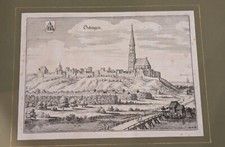 originaler Kupferstich Neuötting Altötting Merian 1644