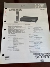 OFFICIAL SONY D-2001 D2001