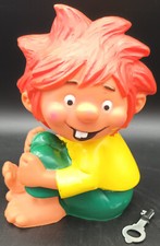 Spardose Pumuckl 80er von Haco mit Schlüssel Vintage kultig