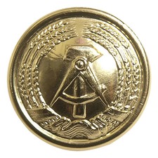 NVA Knopf General 20mm m. Emblem