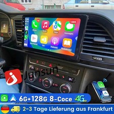 DAB+ Für Seat Leon 3 5F1 5F5 2012-2020 Autoradio BT GPS 128GB Android 14 CarPlay