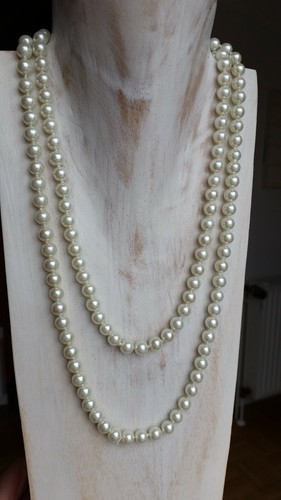 Modeschmuck perlenkette 120 - modeschmuck,