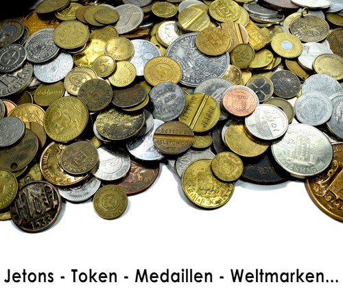 Münzen jetons token - münzen,