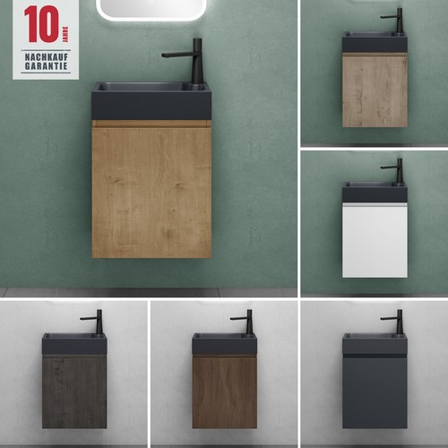 Badmöbel set gäste - set, wc