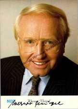 Original Autogramm Werner Veigel (1928-1995) /// Autograph signiert signe 347425