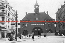 F021020 Bahnhof und Eberstraße Platz Berlin Deutschland 1910