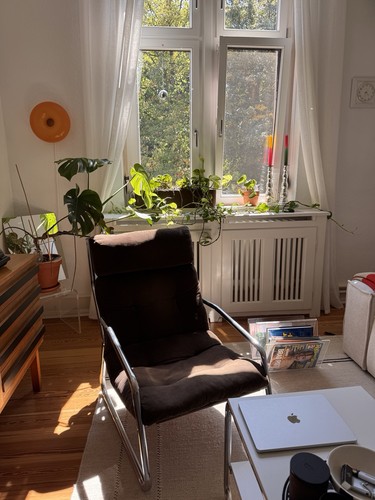 Vintage 70er cordsessel - vintage,