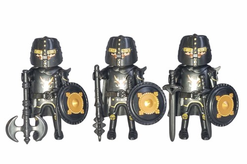 Playmobil ritter schwarz - 3,
